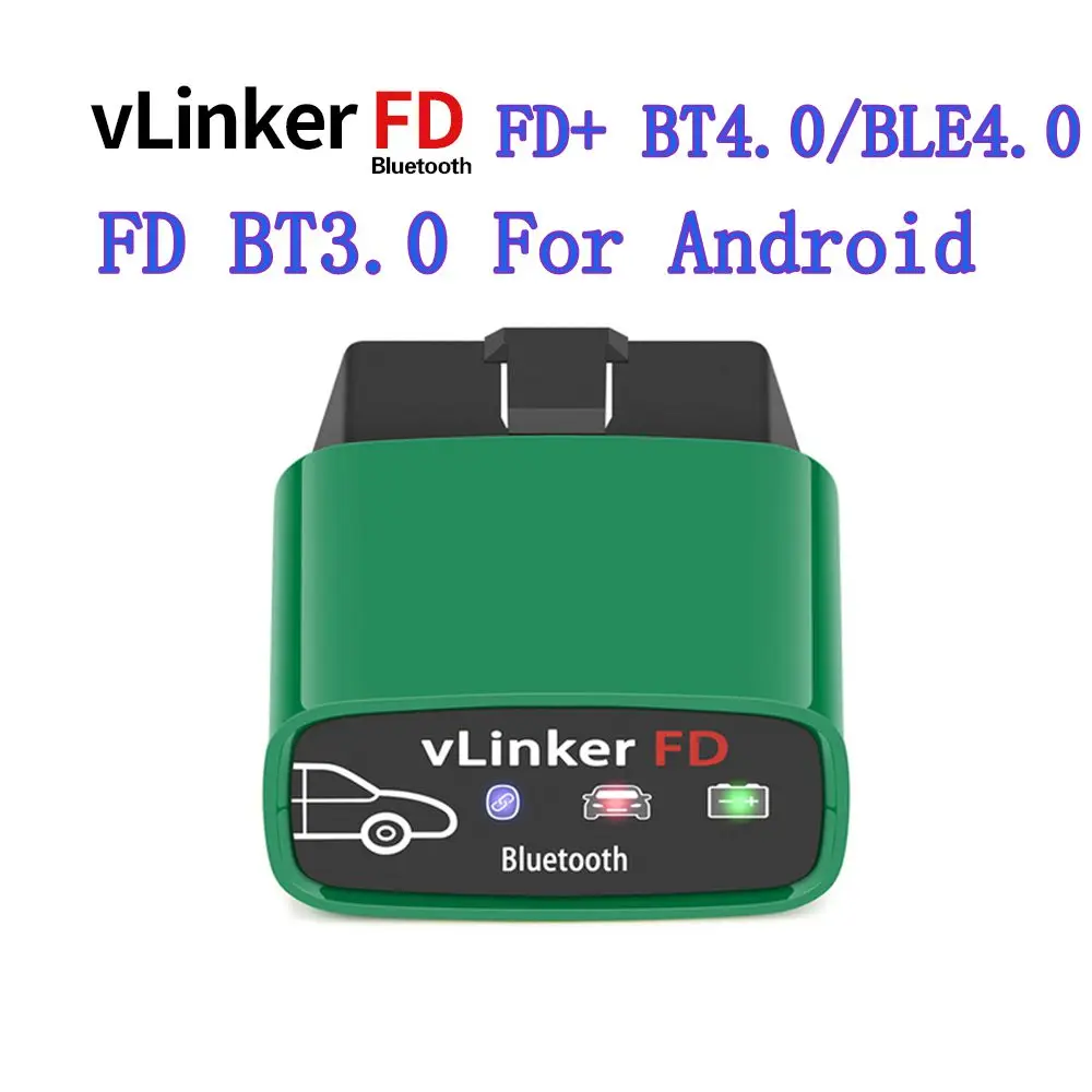 2025 Vgate vLinker FD FD+ V2.2 ELM327 BT4.0 Wireless FORScan For Ford For Mazda Support IOS/ Android Car Diagnostic Tools