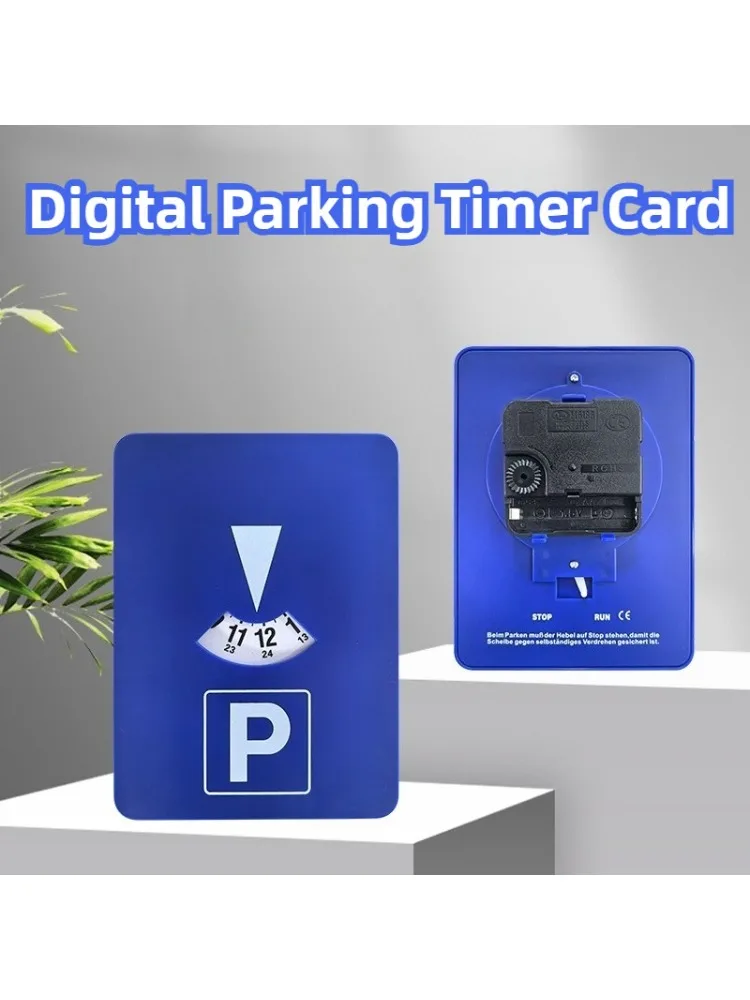 Parkeerschijf Timer Plastic Schijf Parkeertijd Gereedschap Draagbare Parkeerplaats Klok Aankomst Tijdweergave Timer Klok - afbeelding 2