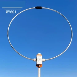 DESHIBO WV-601 Loop Antenna Ring 0-999MHz Receiving Broadband Passive Loop Antenna for LW/SW/MW/FM/VHF/UHF/AIR