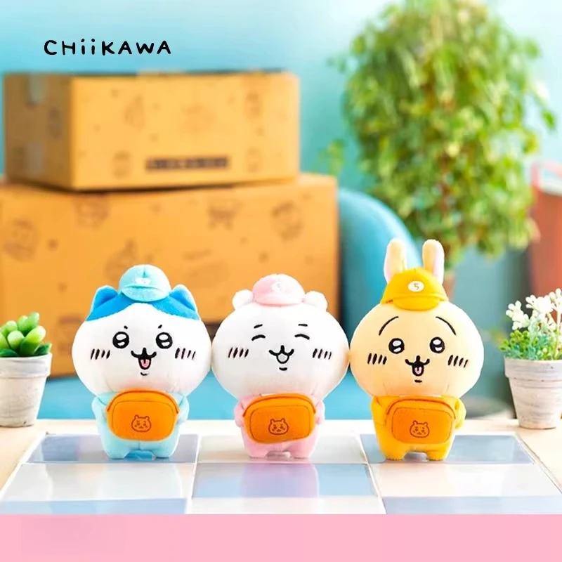 Chiikawa Usagi Kawaii Anime Cartoon staff Plush pendant official Authentic Surrounding Fashion cute Exquisite Simple vivid