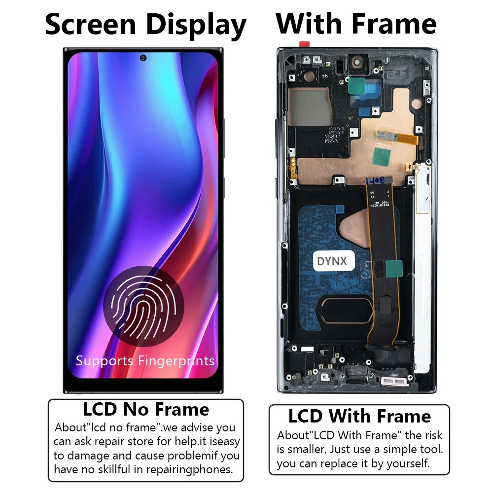 New 100% Tested 6.9' OLED LCD For Samsung Galaxy Note 20 Ultra N986B N986U N985 N985F SM-N986F LCD Display Touch Screen Panel - view 5