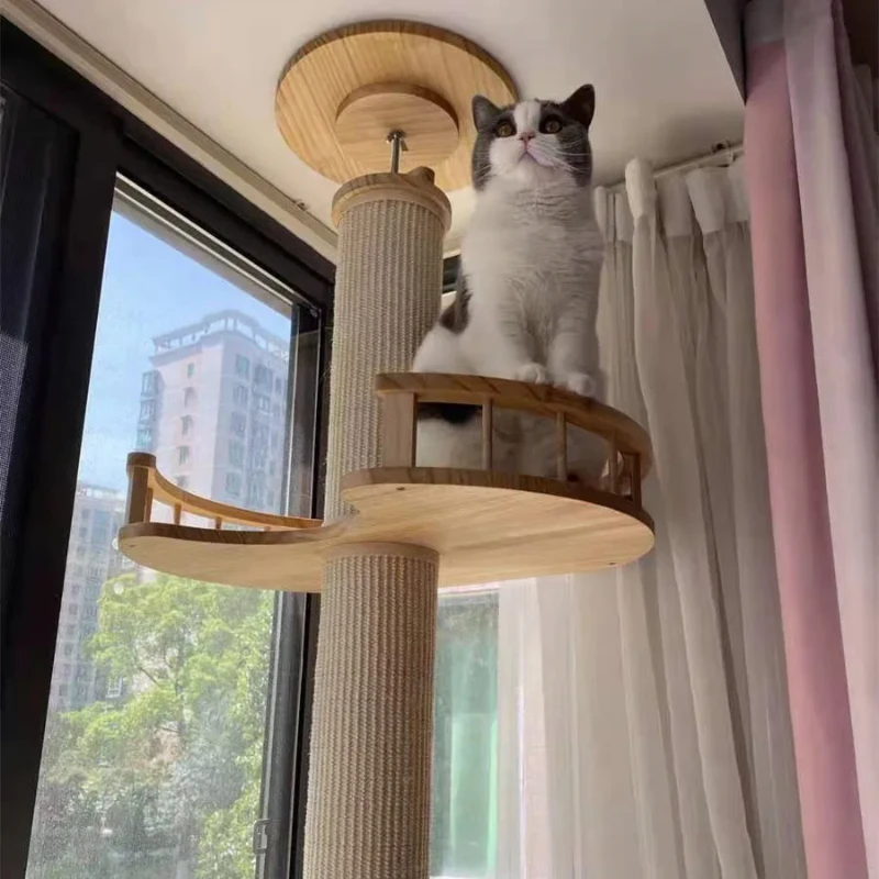 Floor To Ceiling Cat Tree Modern Cat Tree Luxury Climbing Cat Tree Tower