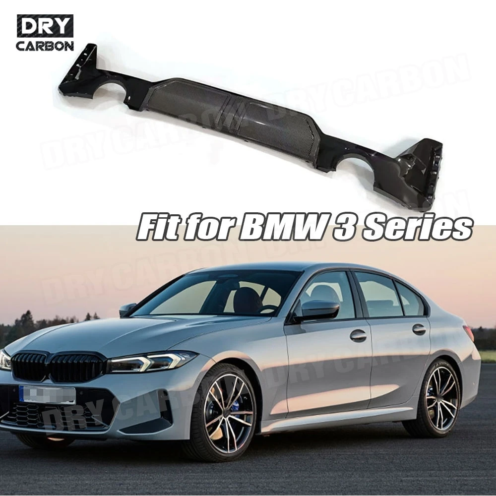 

Car Rear Bumper Lip Diffuser Spoiler Body Kits Accessories M Style for BMW 3 Series G20 G28 LCI 340 M Sport 2023+