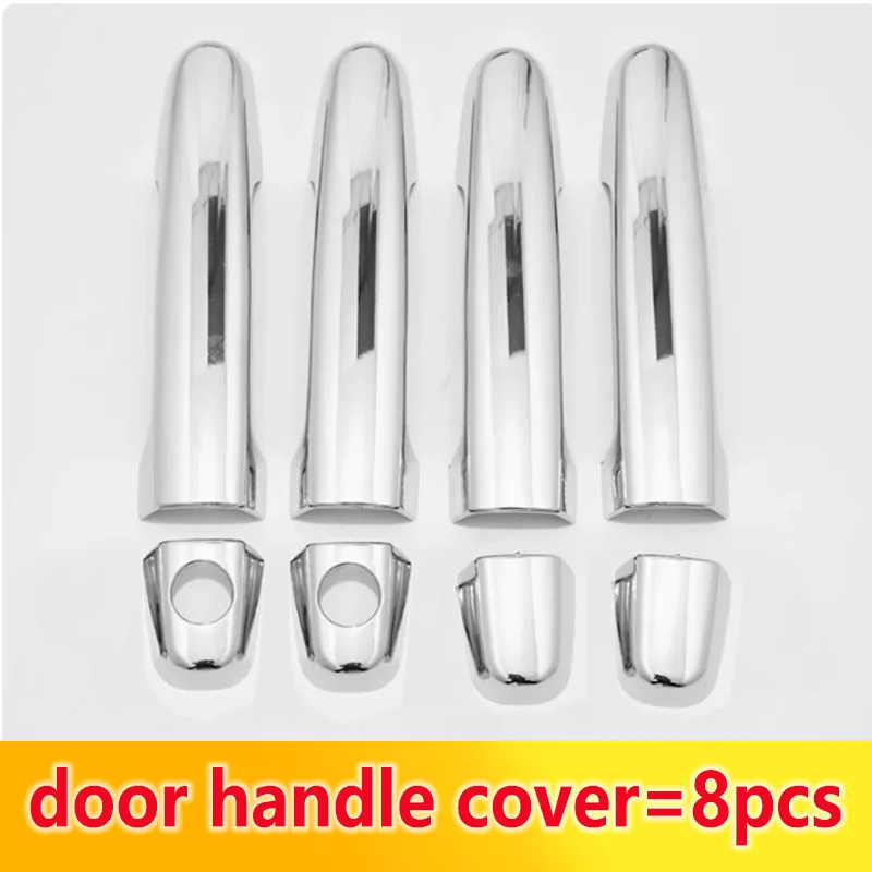 مناسبة ل هايلكس فيجو 2012-2014 Abs البلاستيك غطاء وعاء الباب الداخلي ، غطاء المقبض ، غطاء خزان الوقود الديكور