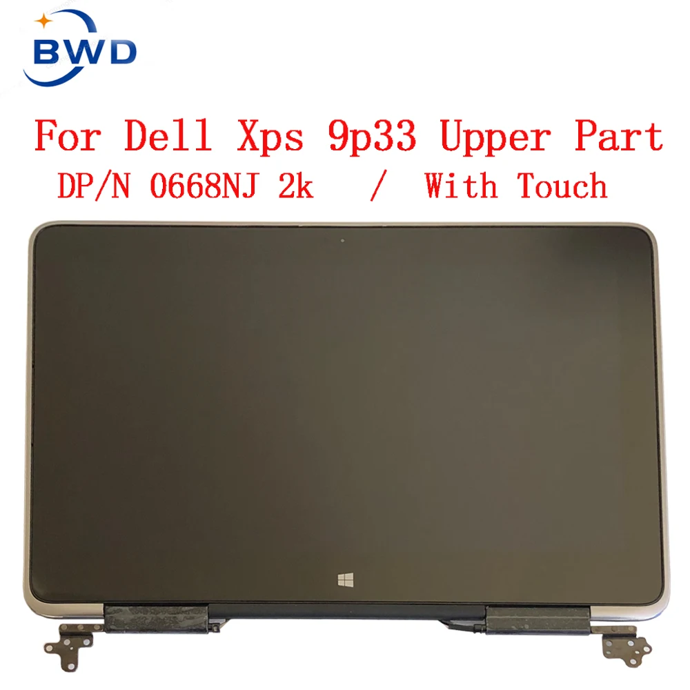 

0668NJ 11.6 INCH full lcd Original NEW Touch digizier assembly For DELL XPS 11 9P33 touch lcd screen Assembly QHD 2560X1440 IPS