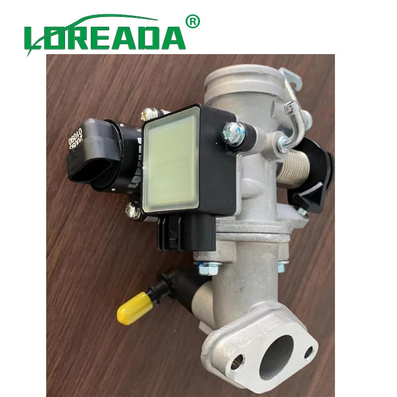 LOREADA Original Throttle Body Valve With Injectors & Manifold For Motorcycle Scooter with 100CC 110CC with IAC & Triple Sensor