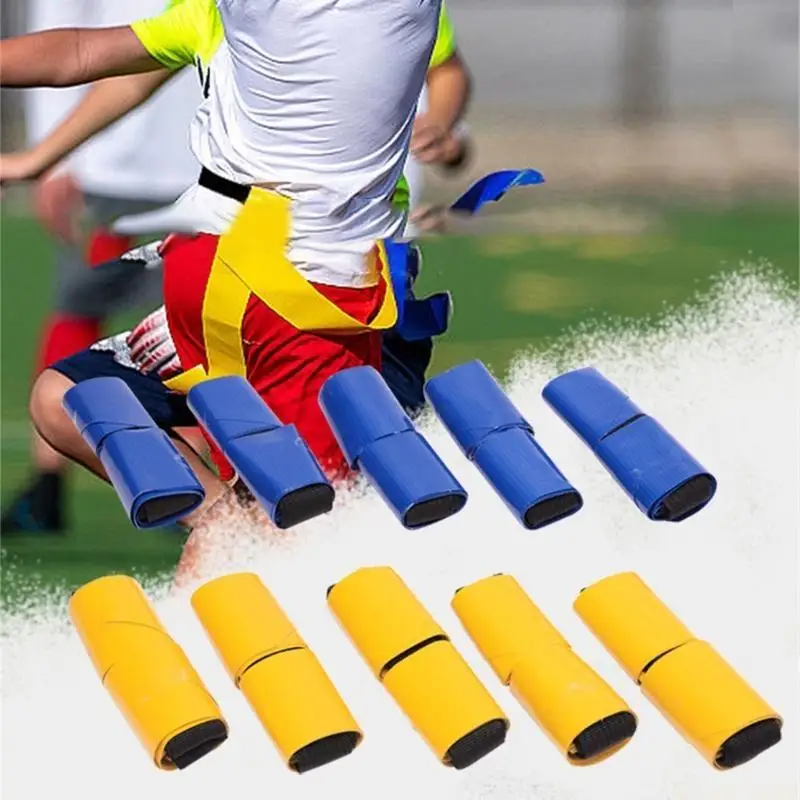 M5TC Flags Football Set Adjustable Flags Football Belts Touchdown Training Flags Belts for Youth, Kids and Adults Easy to Use