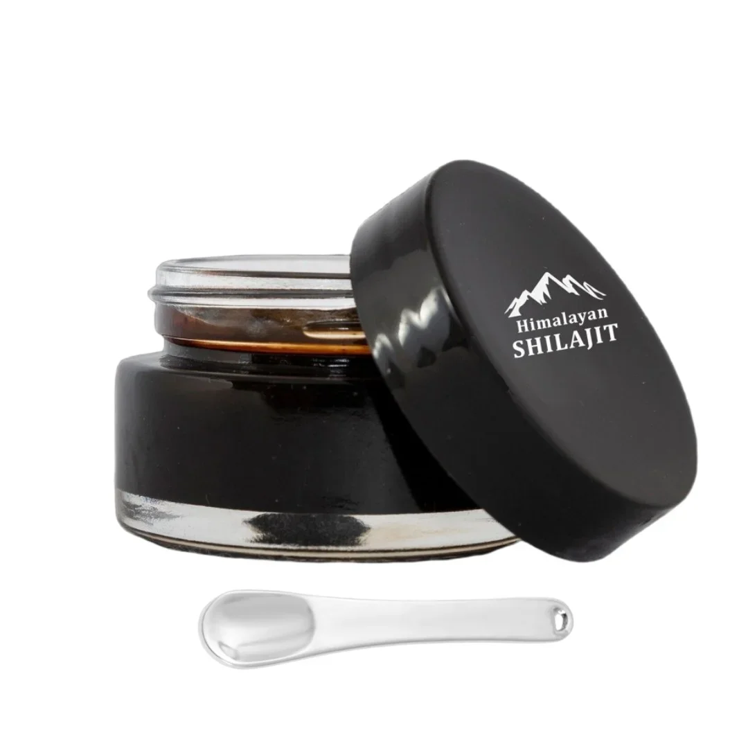 100% mit Edelstahl löffel Bio Shilajit