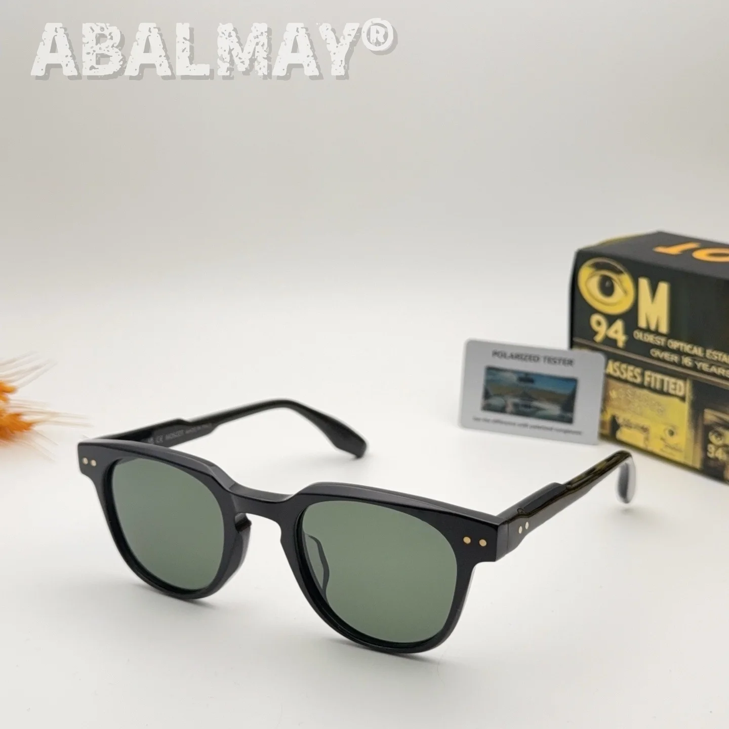 

Top High Quality Polarized Sunglasses for Men Women MO8201 SIZE 48-23 Classic Fashion Acetate Luxury Designer UV400 Sun glasses