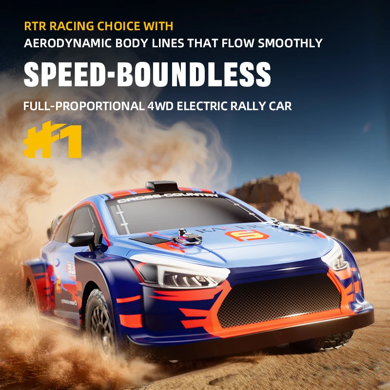 All Terrain Driving Car Four-Wheel Drive 4-Wheel independent SuspensionRemote Control Car Drift Racing High-Speed RC Car Toys