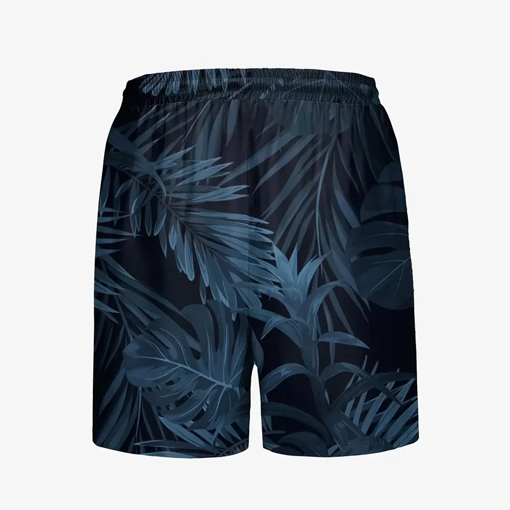 New Men's Beach Pants Dark Plant 3D Printed Men's Shorts Summer Casual Breathable Shorts Men's Street Men's Clothing