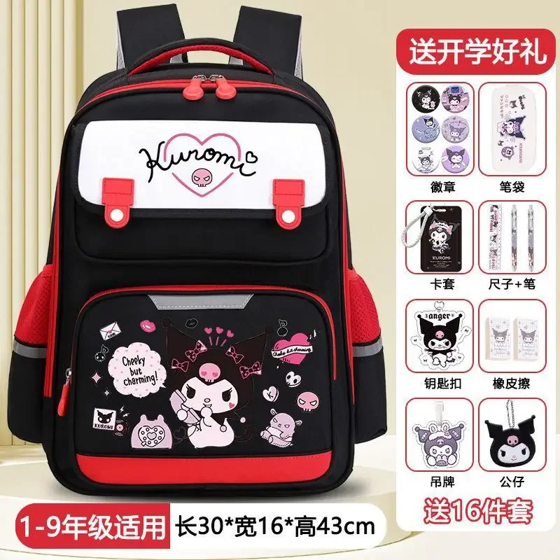 Sanrio-mochila escolar Clow M para estudiantes, protección de columna vertebral de dibujos animados, mochila ligera para niños