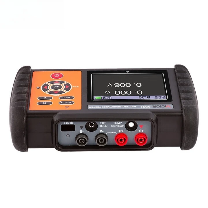 Utility VC3551 Battery Internal Resistance Tester Measure Internal Resistance Voltage Temperature Lead‑acid Lithium Battery