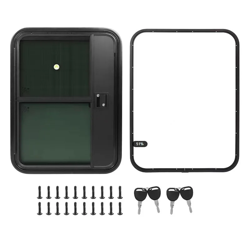 

RV water drop doorway, garage door with sliding window 660 * 914mm left open