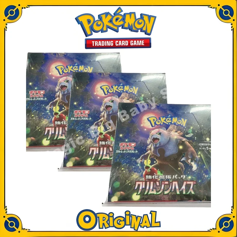 Genuine Original Pokemon Card PTCG Japanese Version Sv5a Japanese Booster Pack Crimson Mist Original Box Seal ACE Yueyuexiong