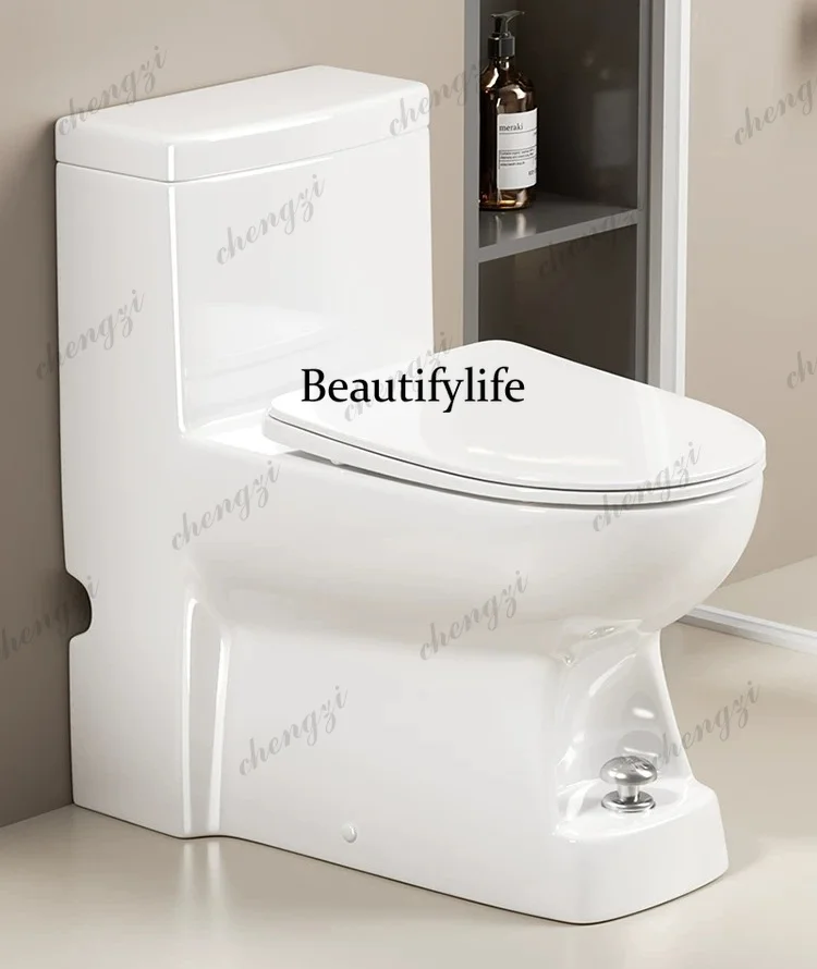 Family-specific bathroom bathroom straight-flush ceramic toilet