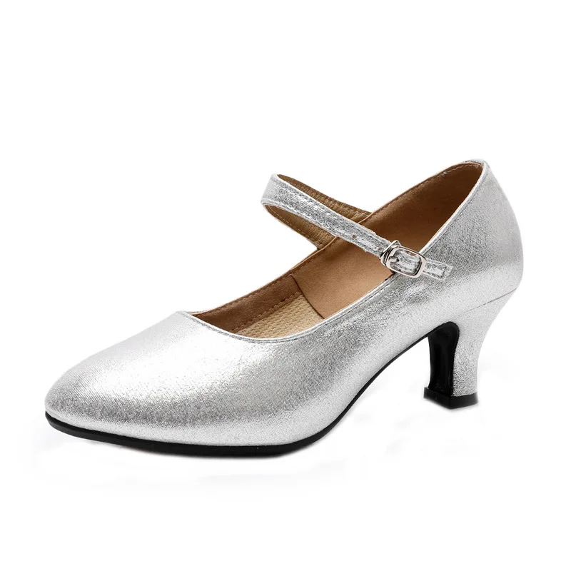 

High Heels Dance Shoes Women Mary Jane Shoes Big Size Ballroom Jazz Tango Dance Shoes For Outdoors Dancing Shoe For Women