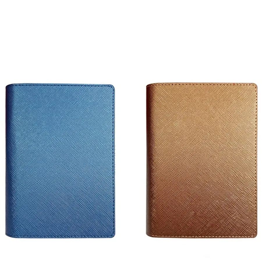 1 Piece Solid Color PU Leather Passport Cover Case Business Pen Case Card Holder Lightweight Travel Accessories