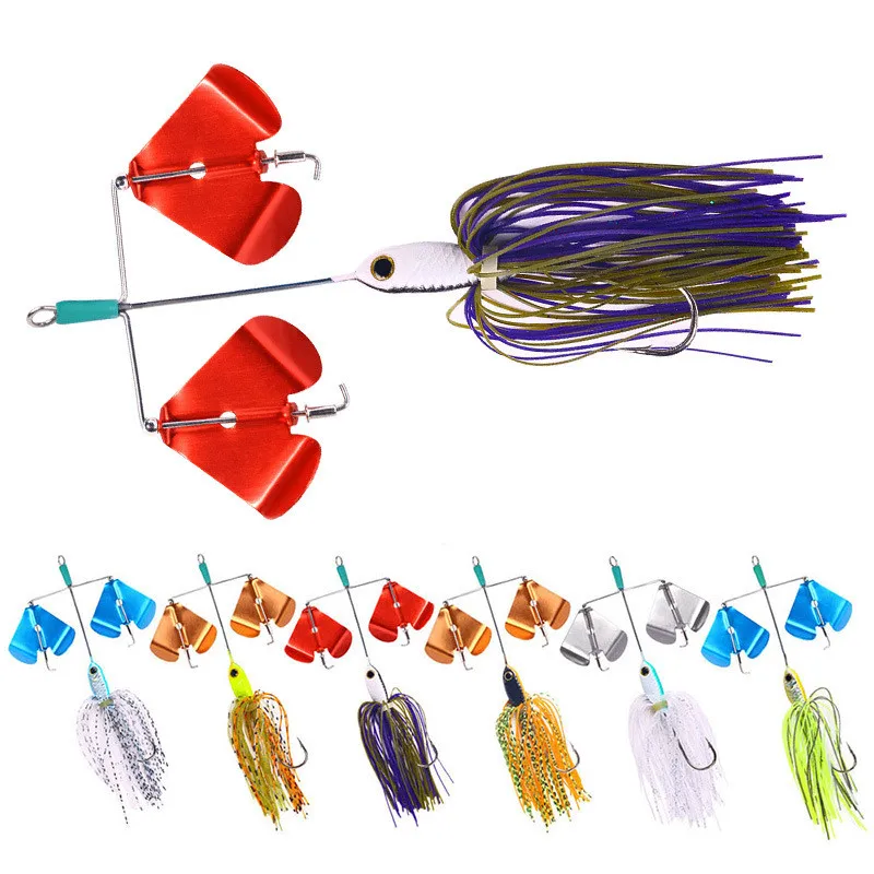 21g Strong Fish Lure Lure Bait Comes With double Composite Rotating Sequins Artificial Bait Sharp Hook Realistic Swimming Lure