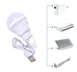 Przenośna latarnia obóz światła 1.2m USB żarówka 5W/7W moc odkryty Camping narzędzie wielofunkcyjne 5V LED do namiotu sprzęt kempingowy piesze wycieczki lampa USB