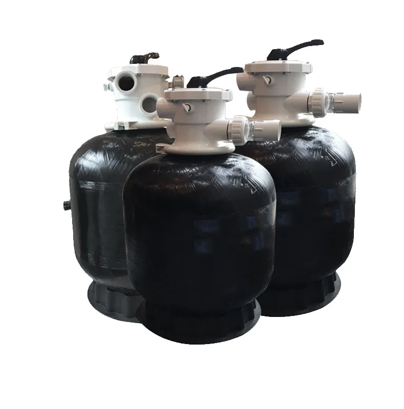 Multi-Directional Valve Controlled Pool Sand Tank Top-Mounted Water Output Essential for Villa Pool Circulation Filter Equipment