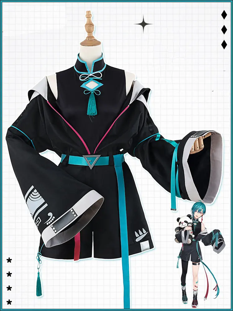 Ryushen Cosplay Costumes Vtuber Youtuber Cosplay Suit Cute Party Clothing Halloween Carnival Uniforms Custom Made