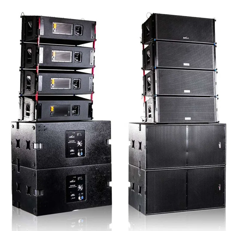 

Double 12" Line Array Speaker Empty Ca binet