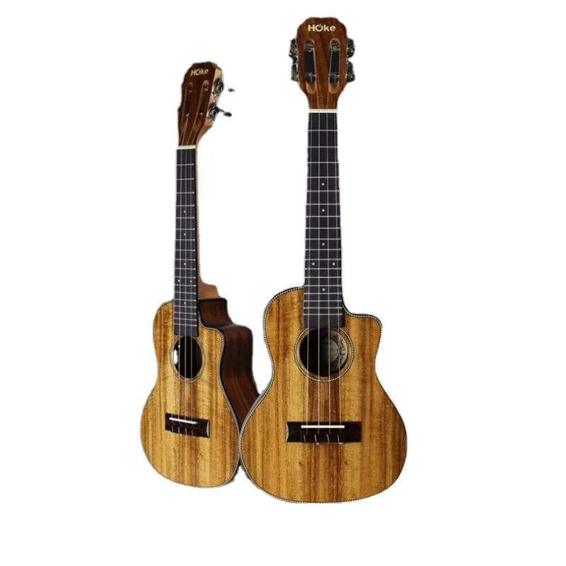 Ukulele Acacia 23 26 Inch with Case for Gift Concert Tenor Matte Cutaway Electric Mini Acoustic Guitar 4 Strings Ukelele