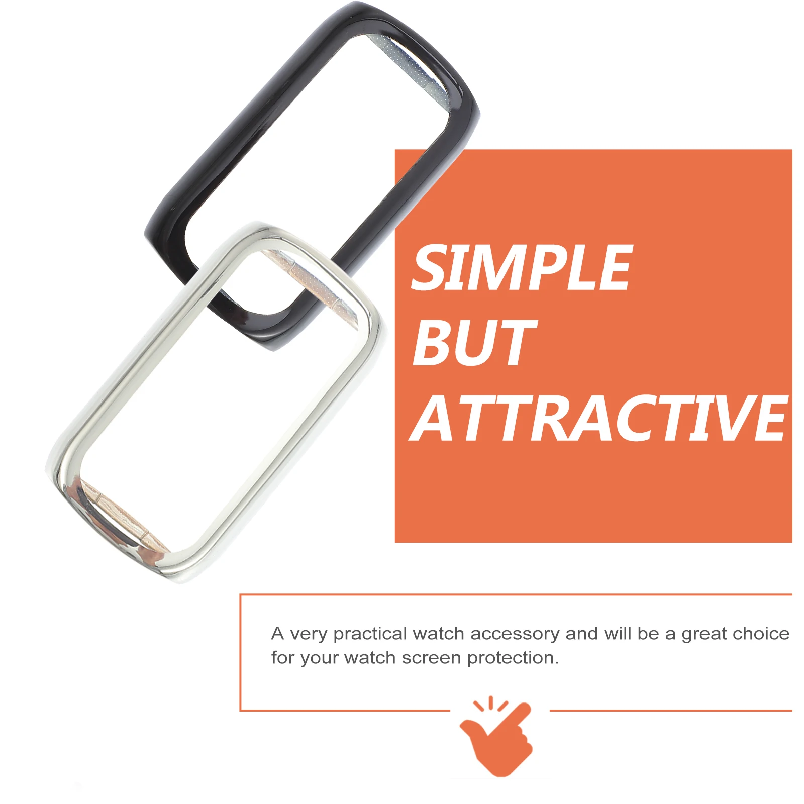 2pcs Soft Tpu Watch Protector Full Coverage Screen Case For Smartwatch Anti-Scratch Protection Ultra-Thin Compatible With Luxe