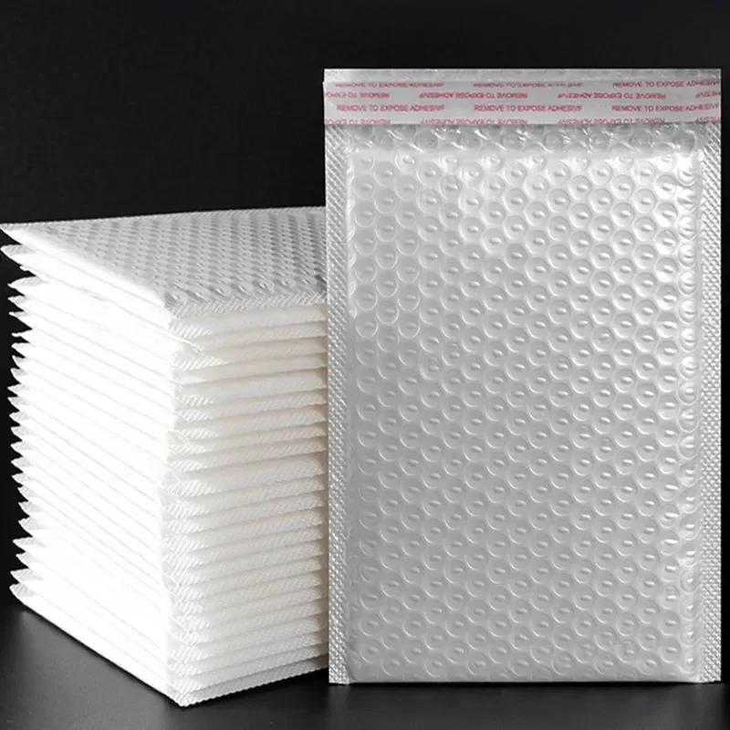 10/60pcs Bubble Shipping Bubble Padding Bags Waterproof Adhesive Self Seal Mailers Multi-size Packaging Envelope Storager Foam