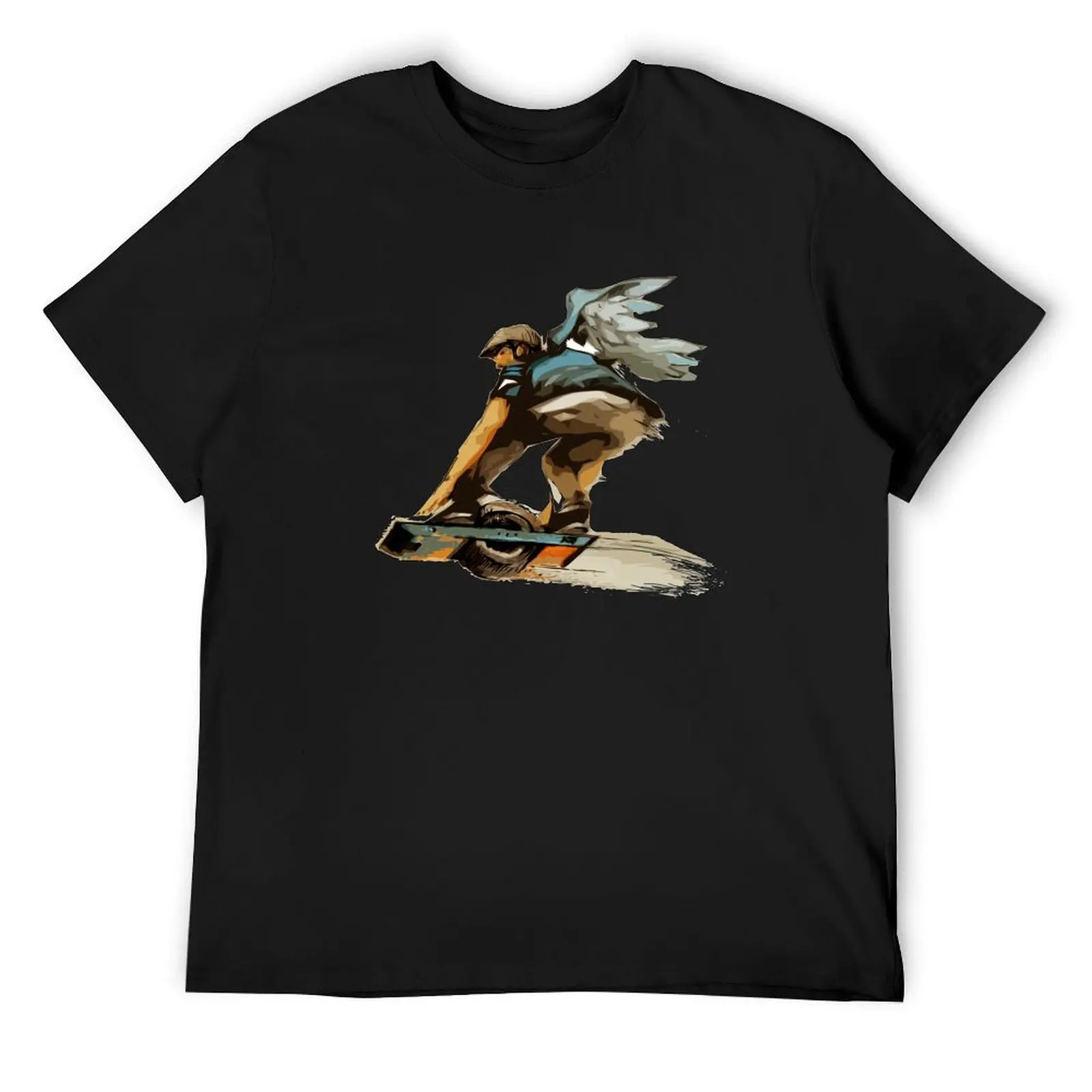 

Onewheel In Flight T-Shirt anime figures summer 2025 new edition oversized cotton t shirt men