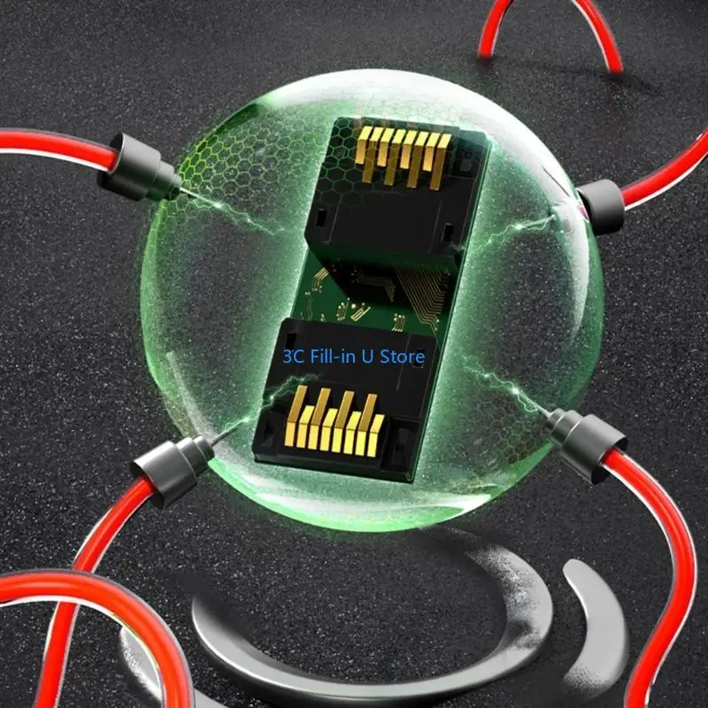 G8ta RJ45 Connettore cavi rete Ethernet Waterproof IP68 schermato doppia testa