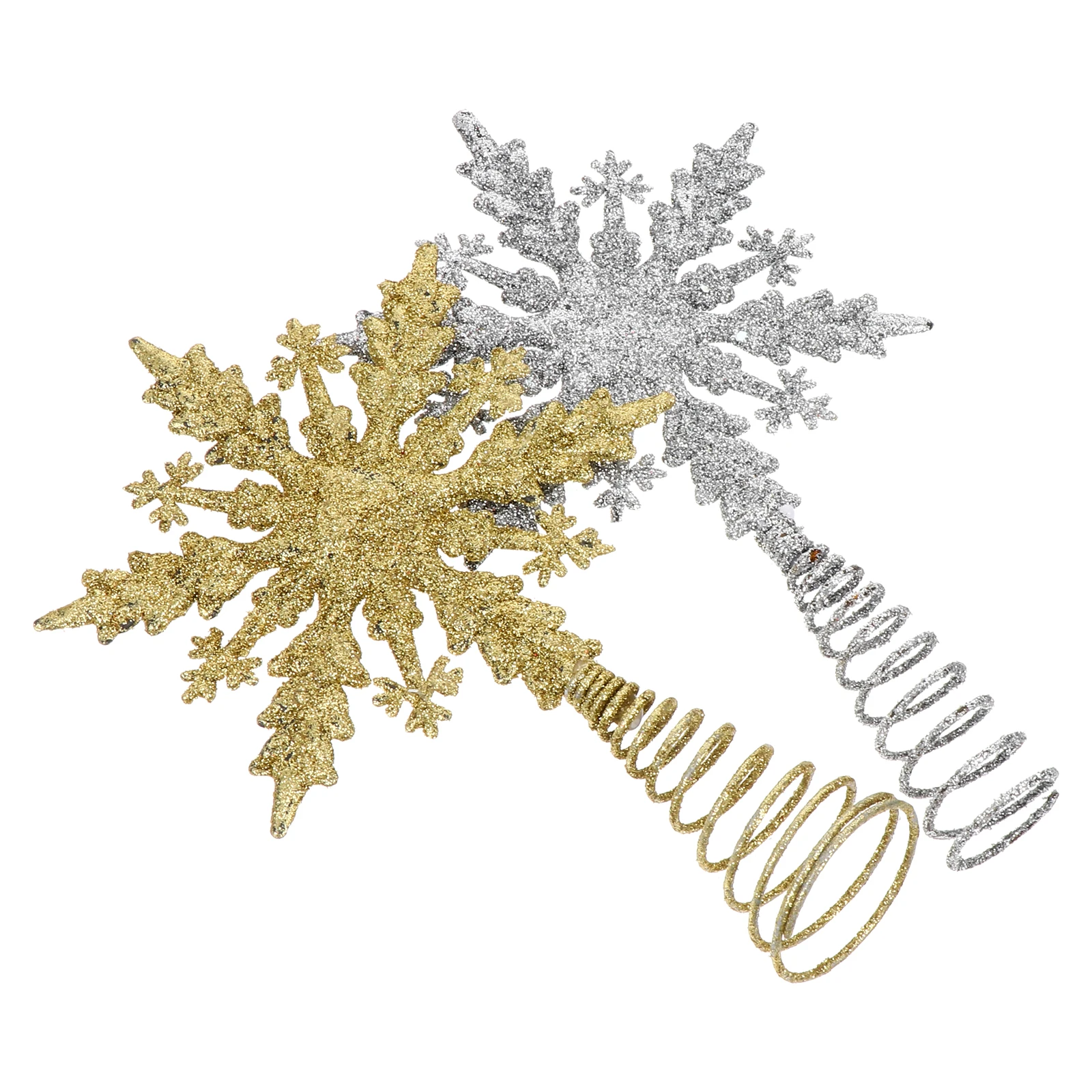 

2Pcs Star naments Party Supply Plastic Decorations Holiday Tree Adornment Xmas Tree Adornment Scene Party Supply