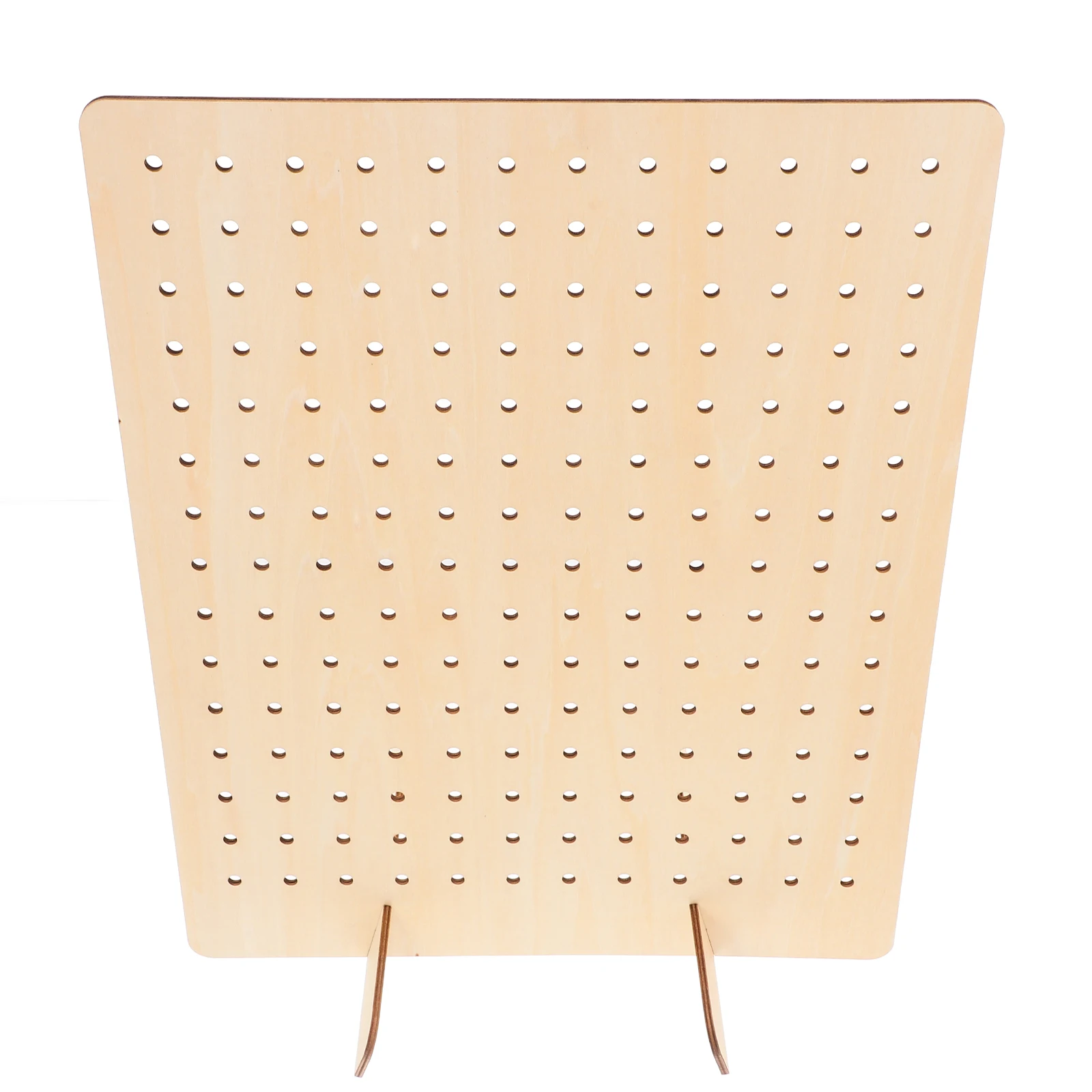 

2Pcs Wooden Stand Craft Handmade Display Rack Show Jewelry Rack Storage Necklace Earring Sticker Pegboard Display Retail