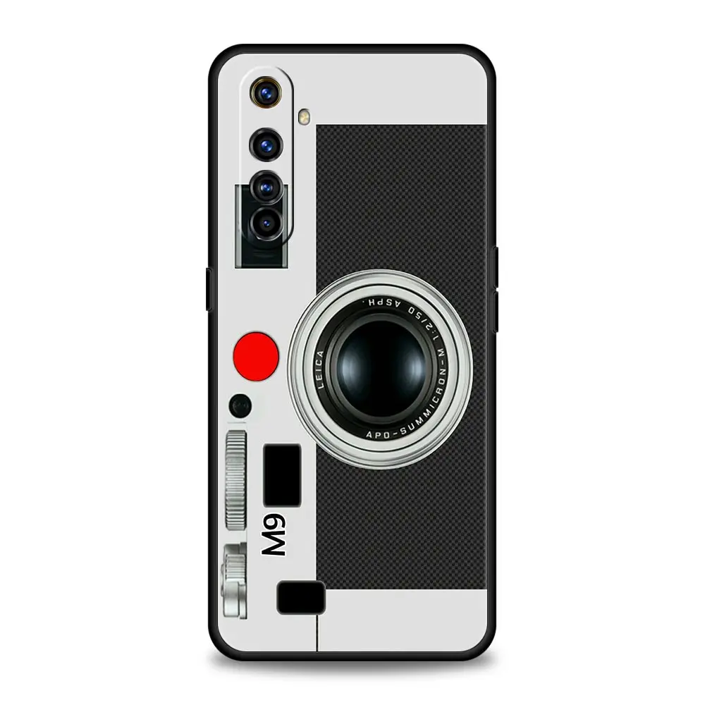 Vintage Tape Camera Gameboy Case For OPPO Realme 9 8 7 6 GT2 Pro Plus 5G Phone Cover Realme 8i 9i C25 C21 C11 C3 Coque Funda