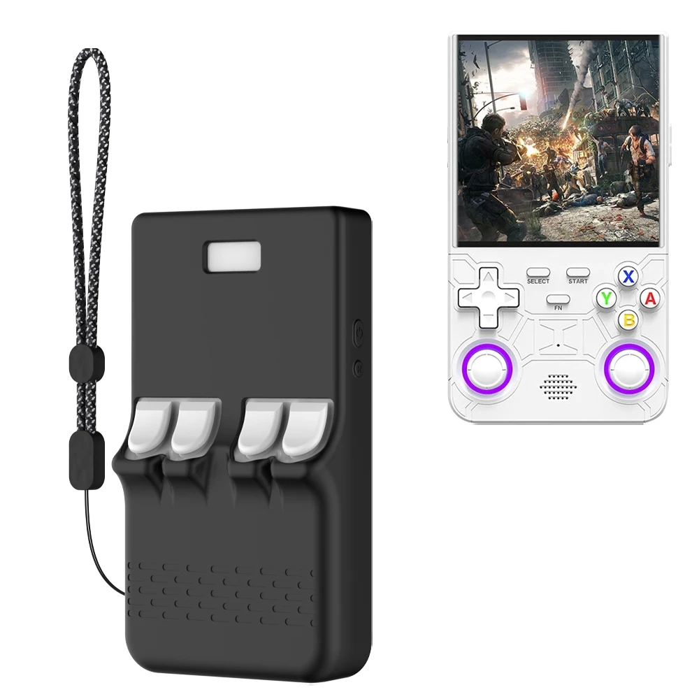 

For R36 Ultra Game Console Silicone Case Drop Protection Simple Solid Color Case protective cover