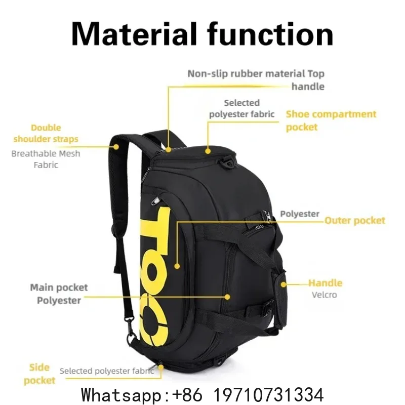 T90 Travel Duffle Gym Backpack – Women’s & Men’s Sports Bag with Shoe Compartment for Weekend & Fitness