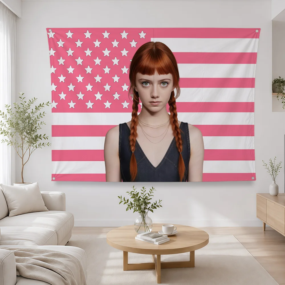 Actor E-Evie Templeton Flag Polyester Banner Flags For Party Club Outdoor Interior Wall Paper Decoration Banner Fans Gift