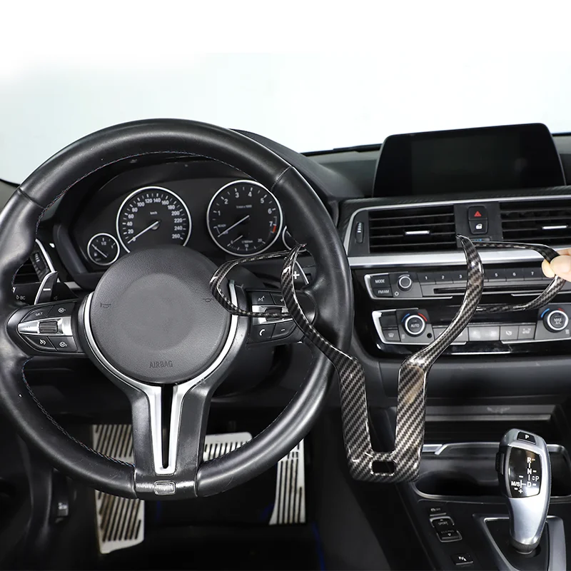 

For BMW M series sports steering wheel V-shaped one-piece frame interior accessories Made of high-quality ABS material