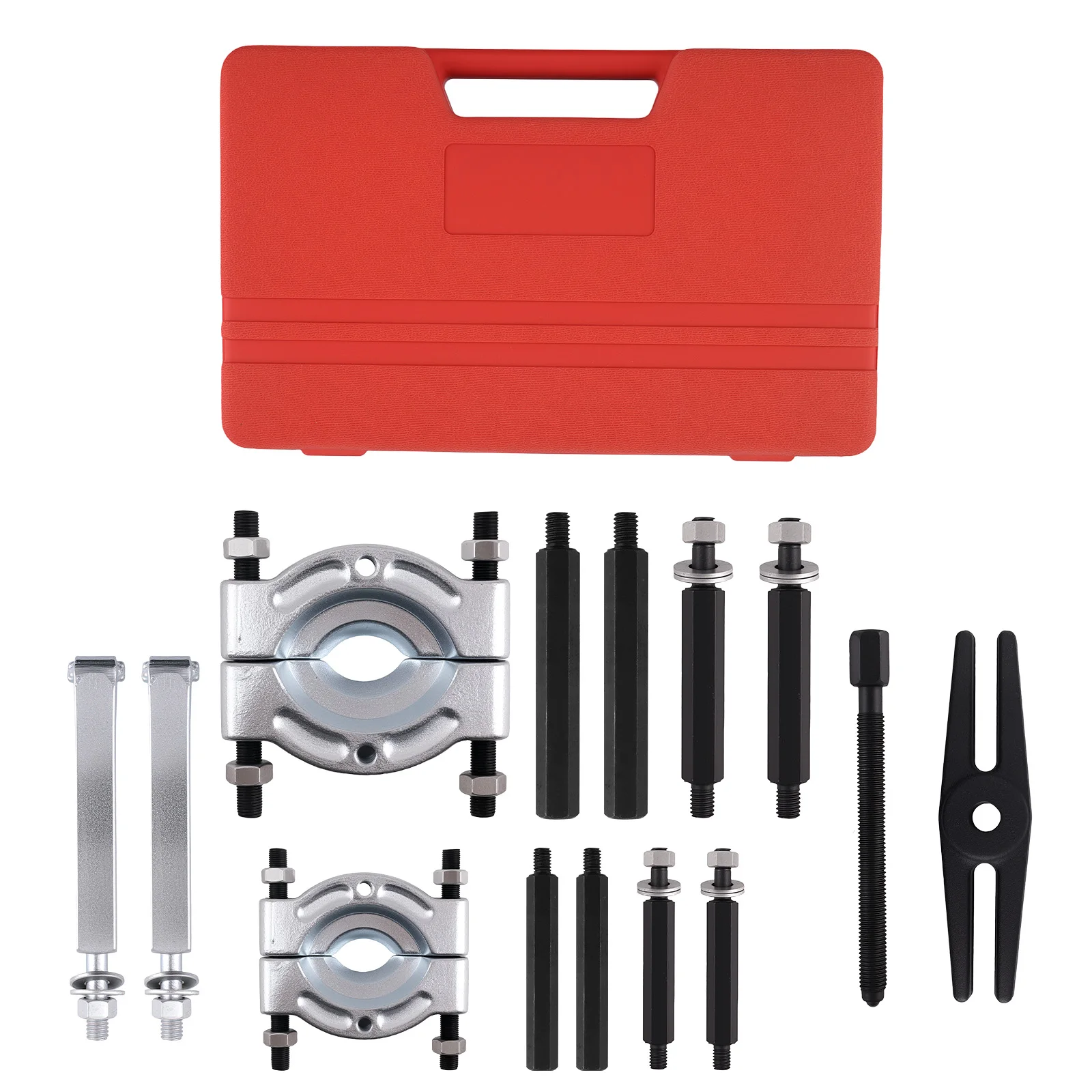 

Набор съемников подшипников из 9 предметов для снятия ступиц колес и шестерен, с кейсом