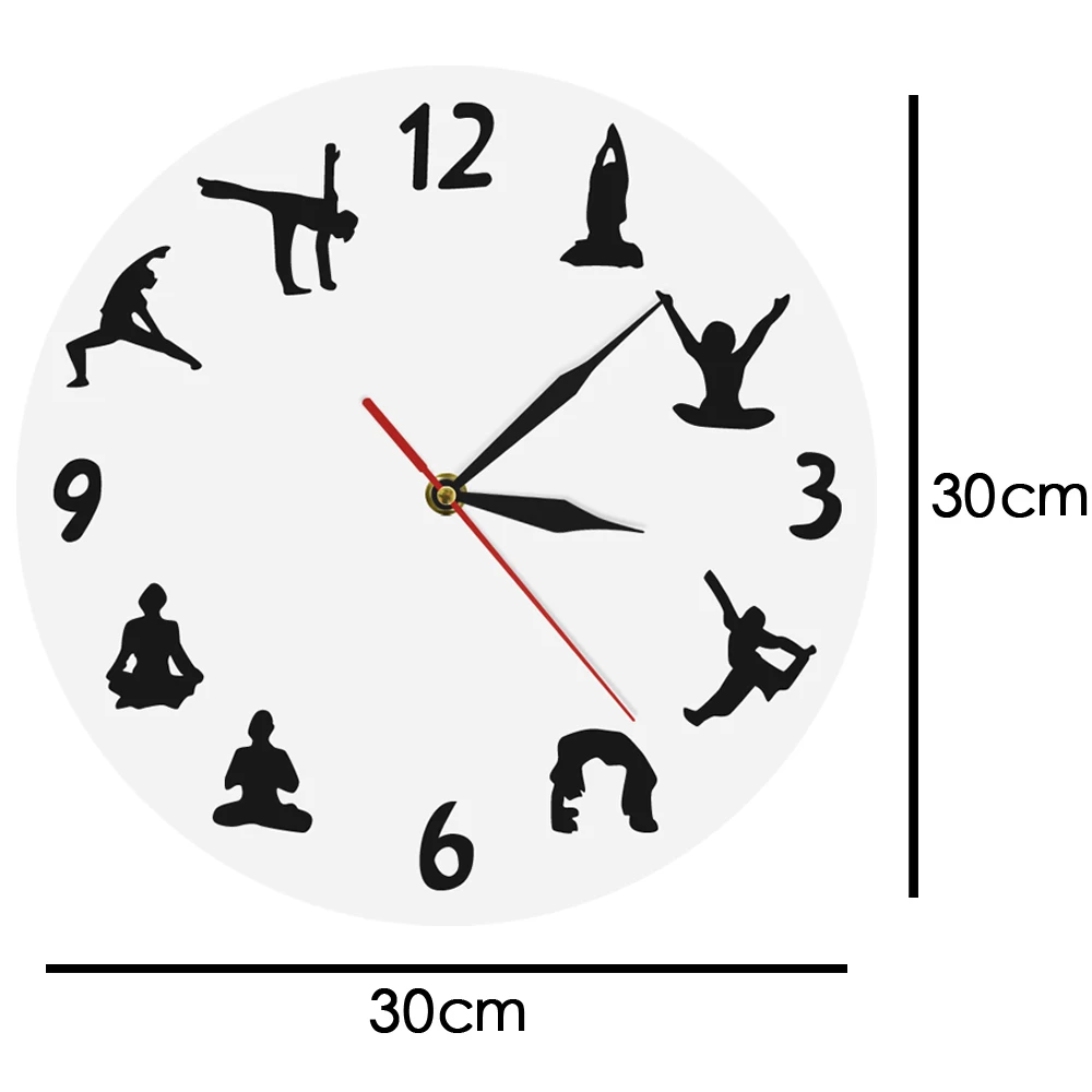 اليوغا الهندوسية فلسفة سيد الرقص الاكريليك ساعة حائط المعاصرة الإبداعية الفن جدار ديكور فكرة هدية فريدة لمحبي اليوغا