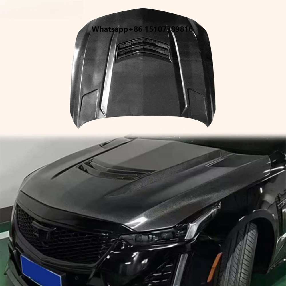 For CT5 20-26 Carbon Fiber M Type Front Vented Cooling Hood Bonnet