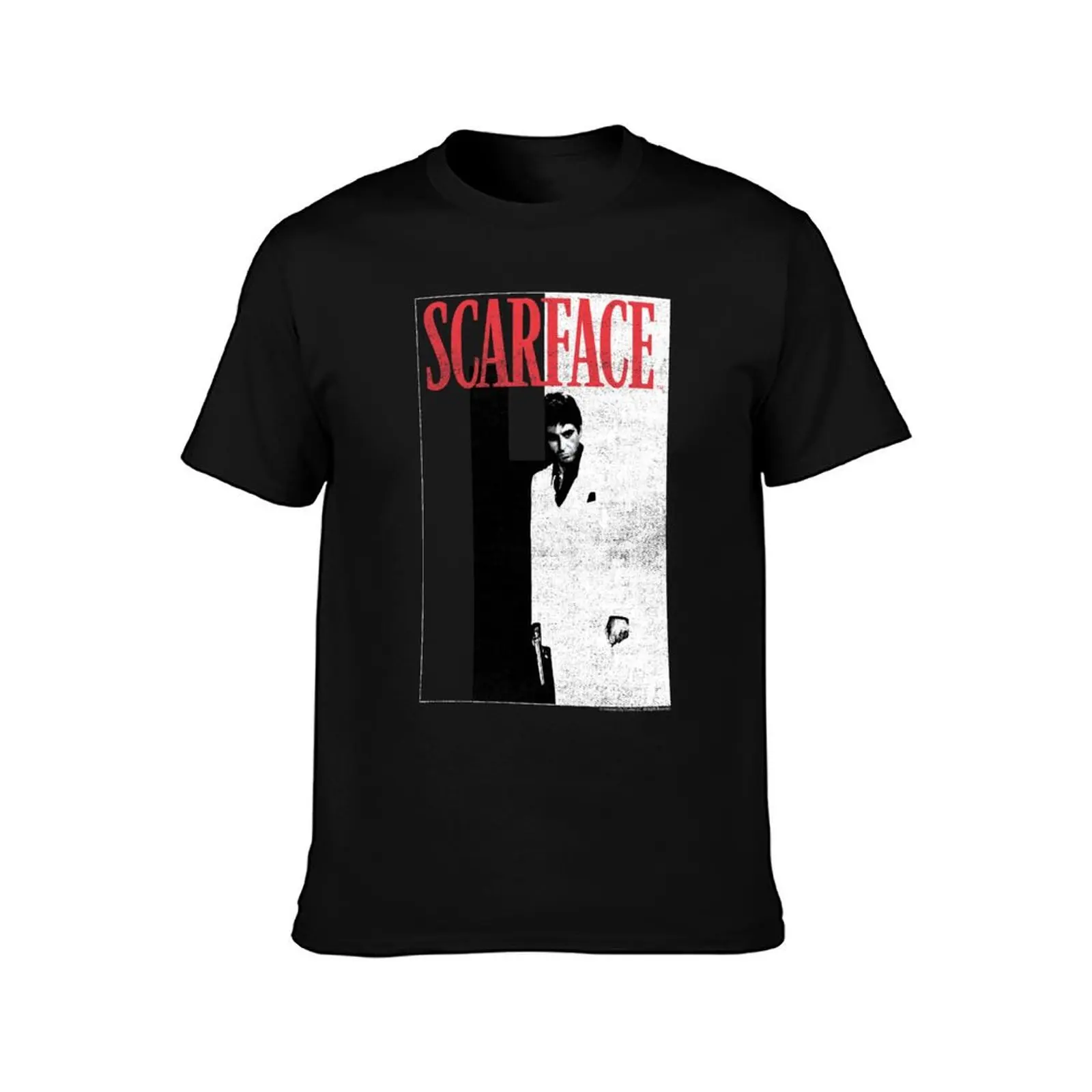 Scarface Two-Toned Movie Poster T-Shirt for a boy vintage clothes Aesthetic clothing shirts men graphic