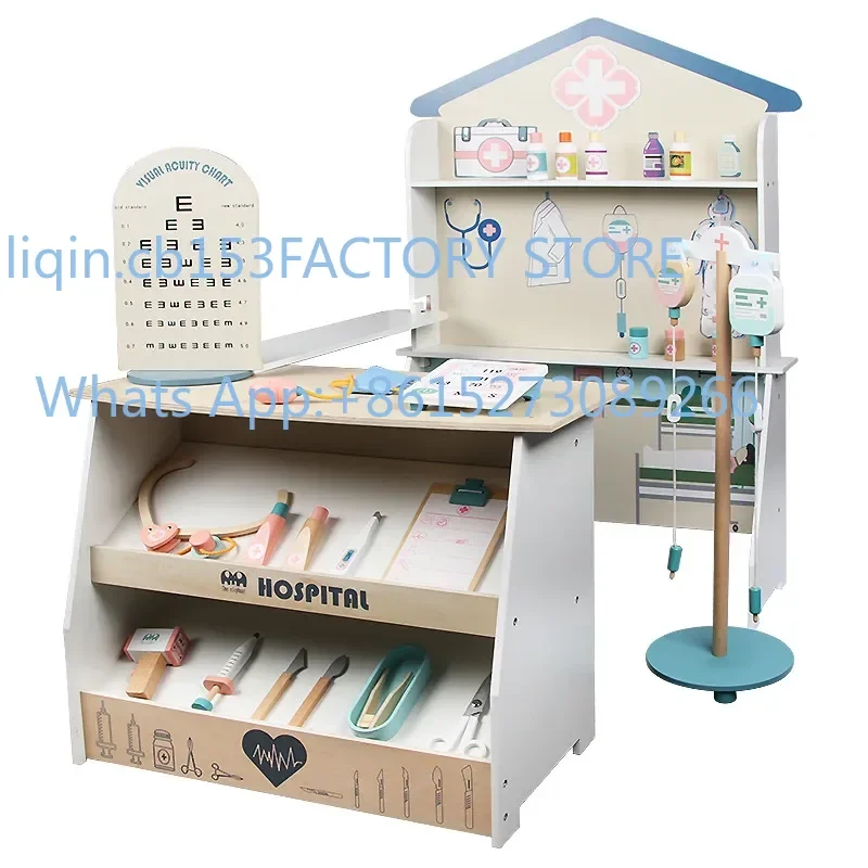 Children Role Playing Combination Hospital Set Game Nurse Needle Barrel Doctor Toy