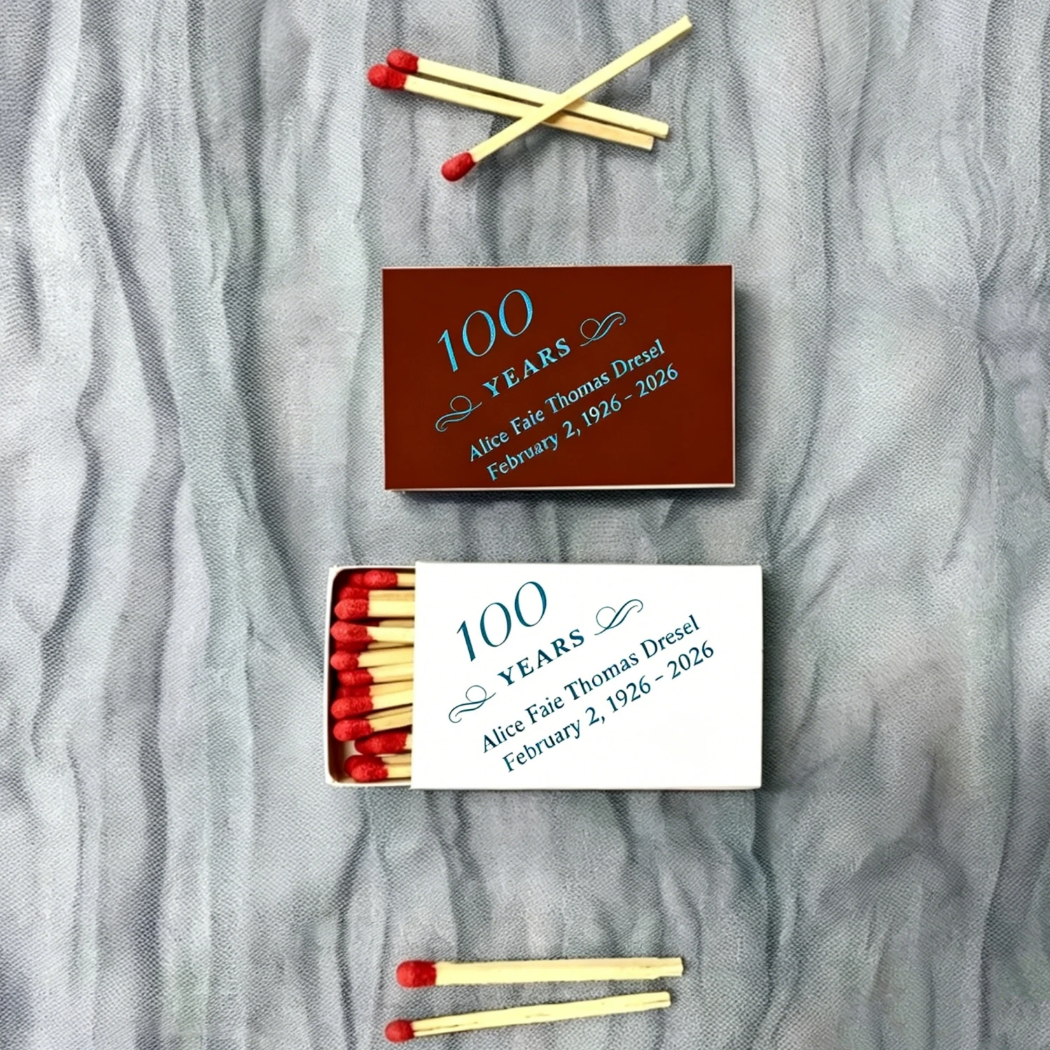 

Custom Wedding Fabulous Matchboxes, Personalized Amazing Design, Favours for Wedding & Party
