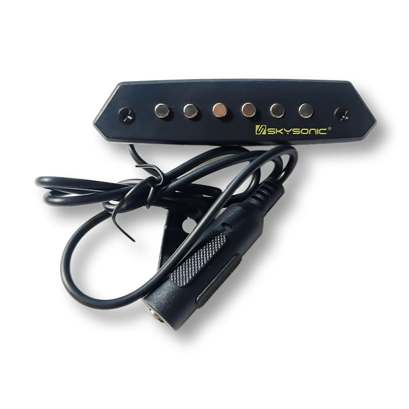 Skysonic Acoustic Guitar Pickup A710 Voice Hole Type Magnetic Induction Passive Guitar Pickup