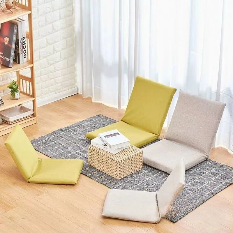 Back Chair Bed Adjustable Tatami Lazy Sofa Single Bay Window Chair Student Dormitory Dormitory Cushion