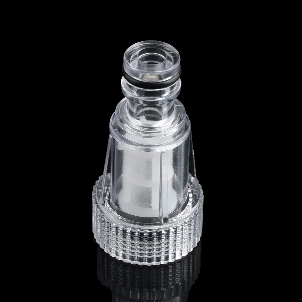 Practical Pressure Washer Filter Water Filter Tool Part Plastic Replace Replacement Transparent 1 Pc 3/4 Inch ABS