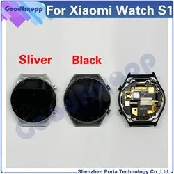 For Xiaomi Watch S1 M2108W1 LCD Display Touch Screen Digitizer Assembly Repair Parts Replacement