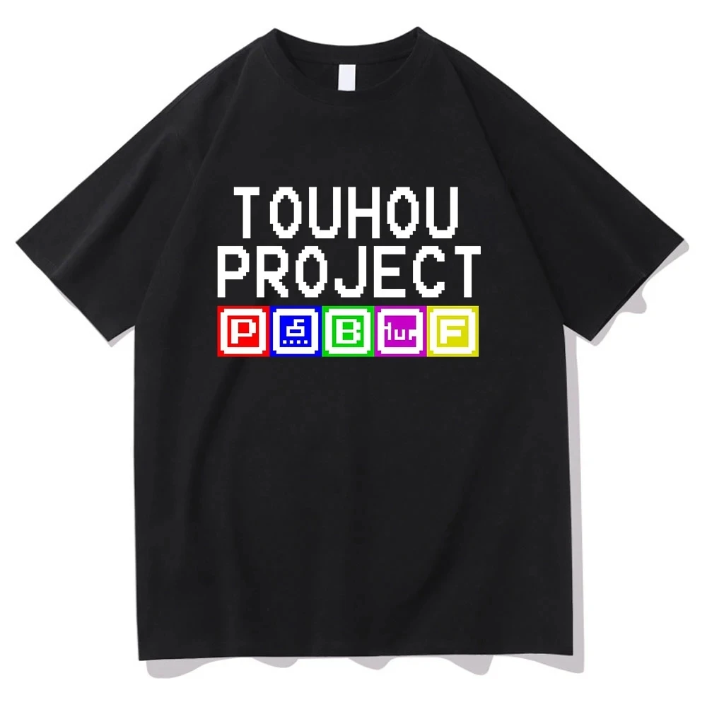 

Аниме TouHou Project Welcome Hell футболка 2025 женская хлопковая одежда одежда в стиле Харадзюку летние топы унисекс футболки с графикой топы